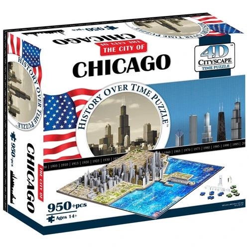 4D Cityscape Puzzle: Chicago 1 4D Cityscape Puzzle: Chicago