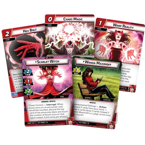 Fantasy Flight Games Marvel Champions LCG: Scarlet Witch Hero Pack 2 Fantasy Flight Games Marvel Champions LCG: Scarlet Witch Hero Pack - Image 2