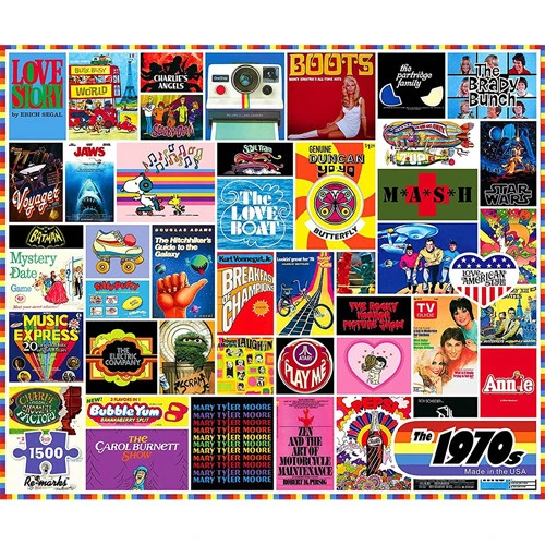 1500-Piece Puzzle: 1970s 2 1500-Piece Puzzle: 1970s - Image 2