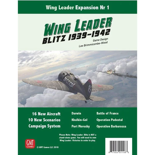 GMT Games Wing Leader: Blitz 1939-1942 Expansion 1 GMT Games Wing Leader: Blitz 1939-1942 Expansion