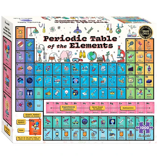 1000-Piece Puzzle: Periodic Table 1 1000-Piece Puzzle: Periodic Table