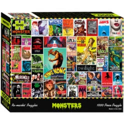 1000-Piece Puzzle: Monsters