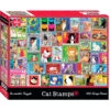 500-Piece Puzzle: Cat Stamps (Last Chance)