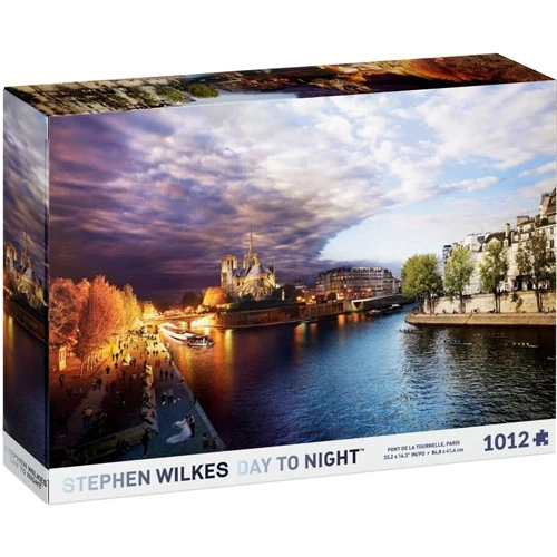 Stephen Wilkes Puzzle: Day To Night - Pont De La Tournelle 1 Stephen Wilkes Puzzle: Day To Night - Pont De La Tournelle
